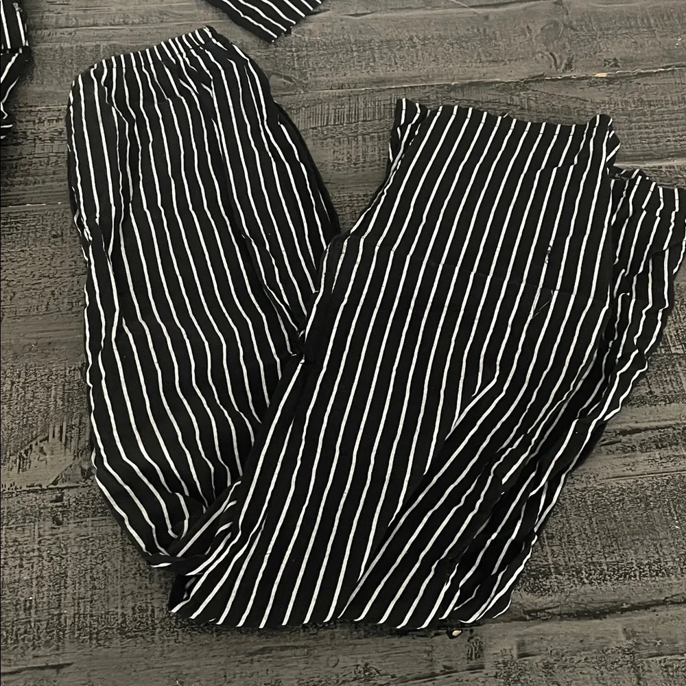 Jack Skellington withered Black and White Striped suit, child’s size Large